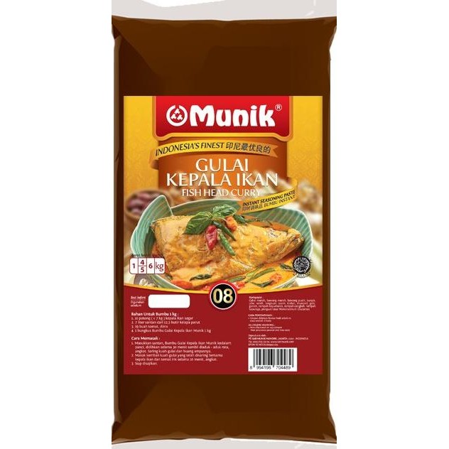 

Bumbu Munik Gulai Kepala Ikan - 1000gr HT