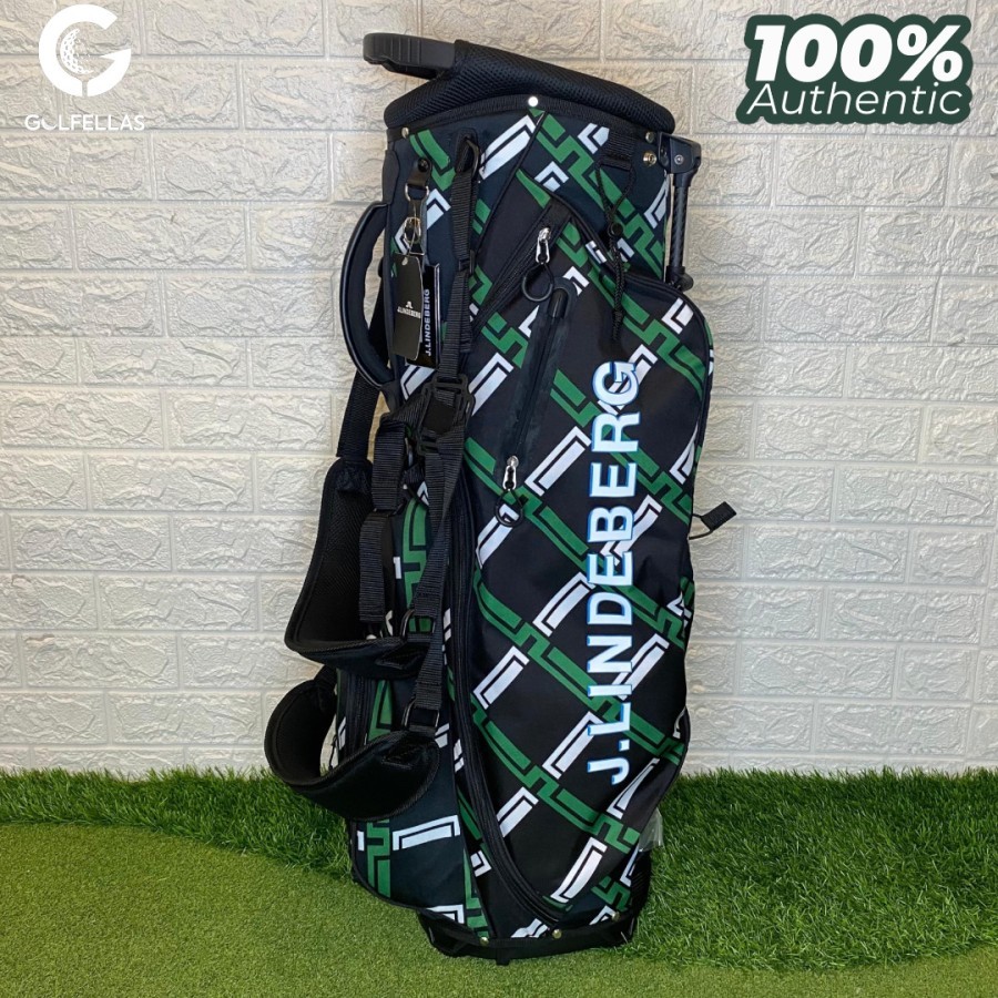 J Lindeberg Sunday Printed Stand Bag