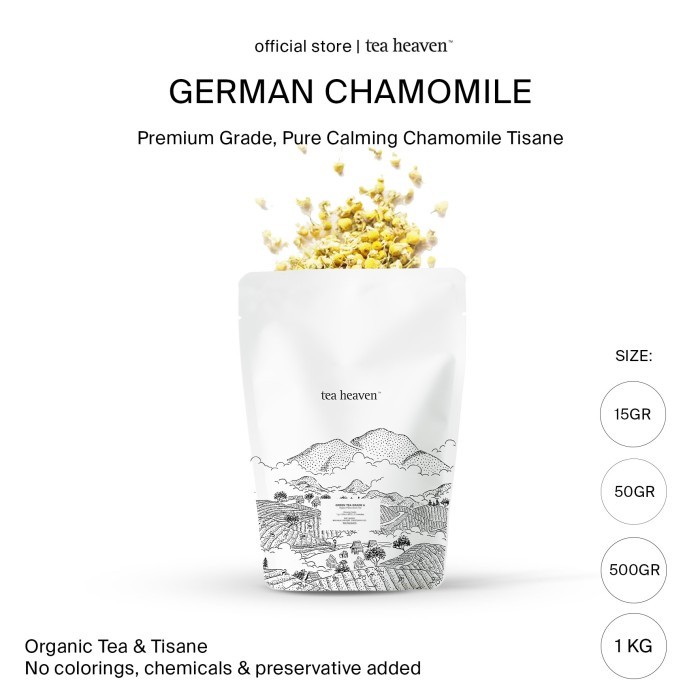 

Termurah Chamomile Tea Organic Flower Teh Bunga Kamomil Premium