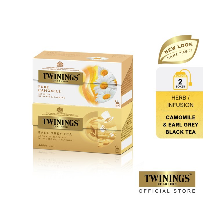 

Best Seller [Paket Bundle] Twinings Teh Celup Pure Camomile Dan Bergamot Earl Grey