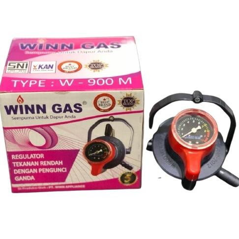 PENAWARAN EKSKLUSIF COD - Regulator Gas Lpg Winn Gas W 900 Meter Pengunci Ganda / Triple Lock *HP ||