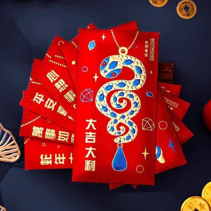 

~^~^~^] NEW Angpao Ular Mata Diamond Premium Tebal Super Quality Angpau Imlek Mote Murah Grosir