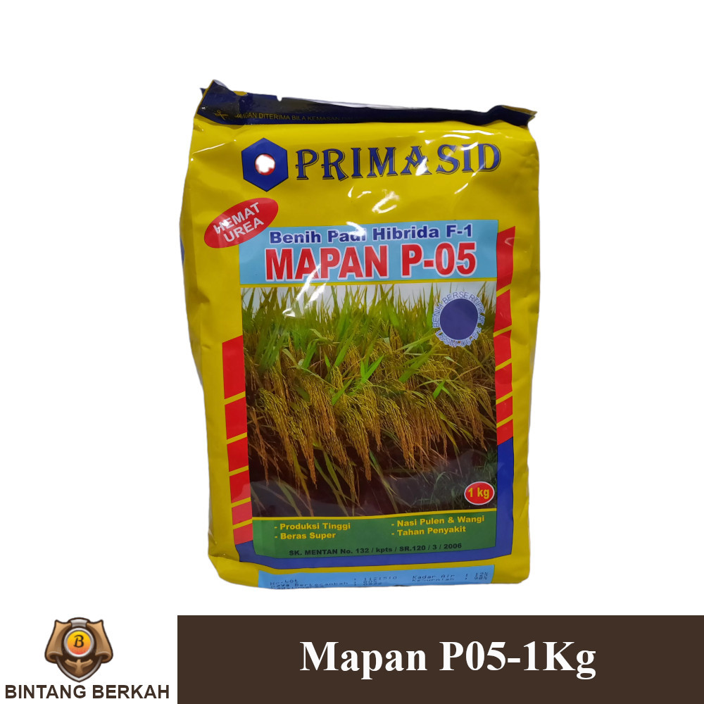 Mapan 05 Benih Padi Hibrida Mapan 05 1 Kg Pertanian