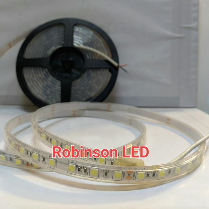 LED STRIP 5050 24V 24 VOLT WATERPROOF IP68 LAMPU STRIP LED 5M OUTDOOR