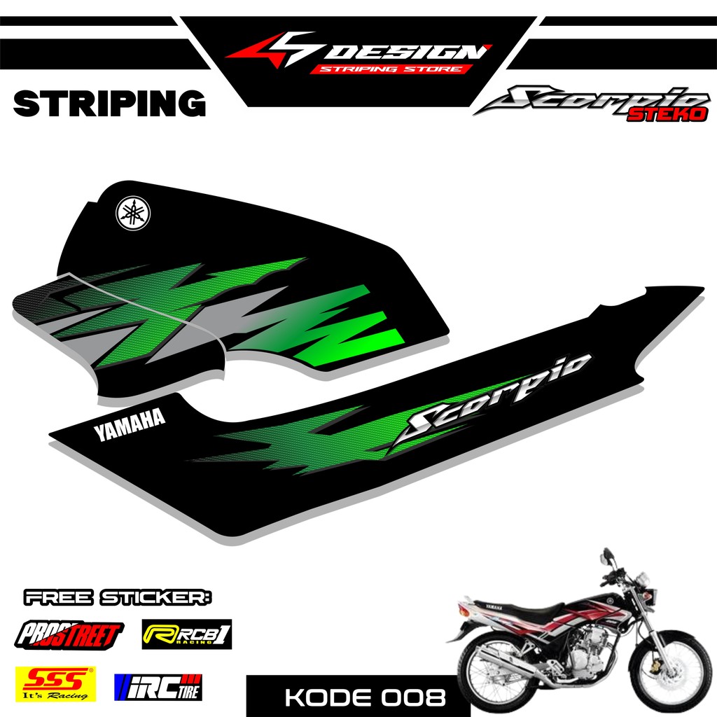 08 STICKER STRIPING SCORPIO STEKO - STICKER STRIPING SCORPIO STEKO