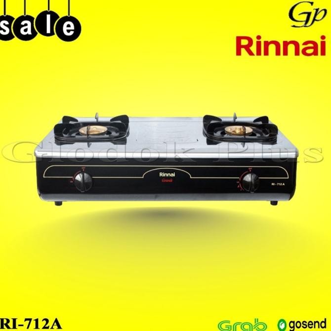Rinnai RI-712A Kompor Gas 2 Tungku rinai RI712A Api besar  712 A