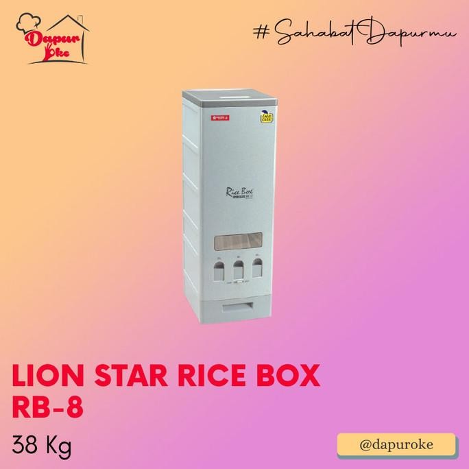 Lion Star Rice Box 38 Kg RB-8 / Tempat Beras