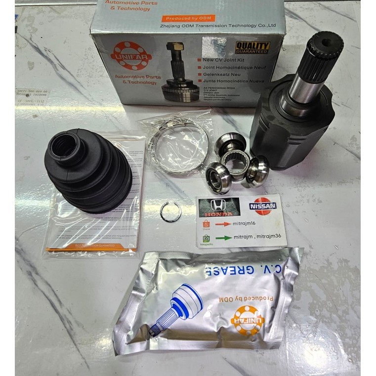 Original.. Cv Joint As Roda Dalam Honda Brv At Unifar Termurah