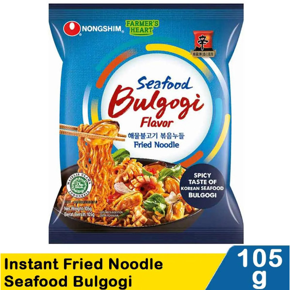 

Mie Korea Nongshim Seafood Bulgogi Original Asli