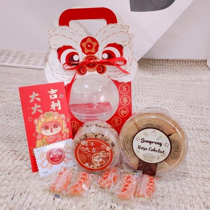 

Mlarak Store Hampers Imlek LONGSHI GIFT Snack Cemilan CNY - Bingkisan Kado GB229