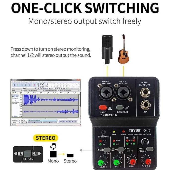 Soundcard 2 channel digital 24bit usb Sound card