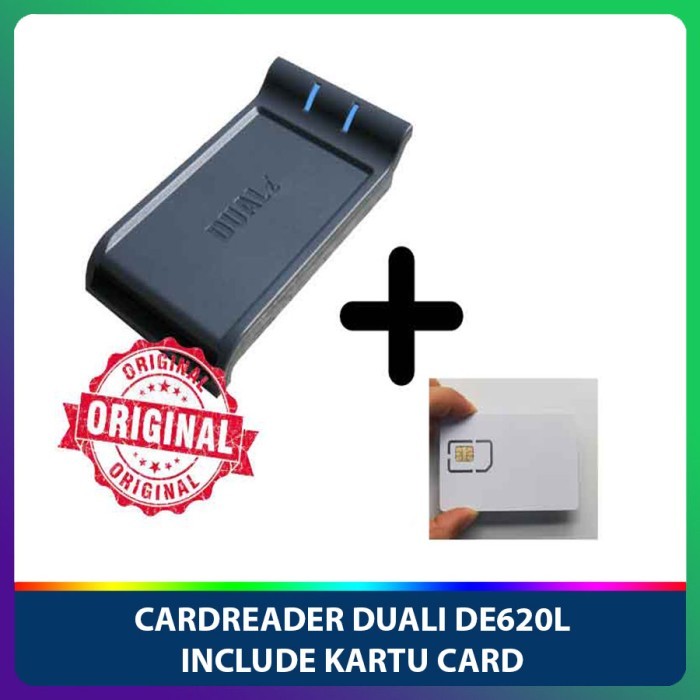 TERMURAH Duali De-620L Ektp Smart Card Reader INCLUDE KARTU SAM