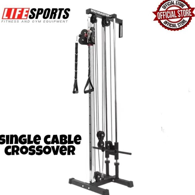 Single cable crossover/alat gym/fitnes alat angkat beban