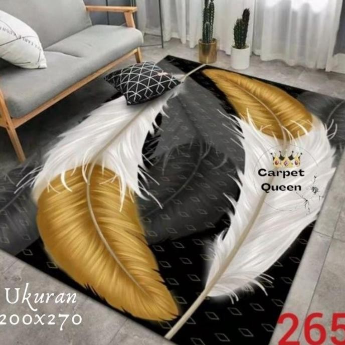 Karpet lantai Eropa Polyester Premium 200x270