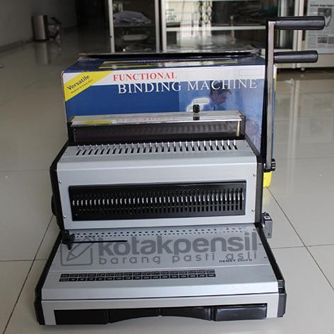 

TERBARU - Jilid Spiral Kawat Double GEMET 200 FO(3:1 & 2:1, F4)