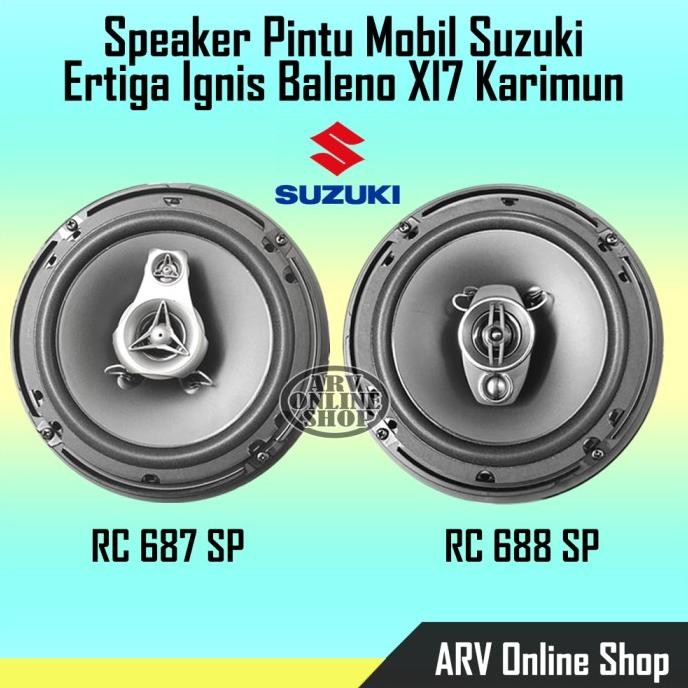 NEW Speaker Pintu Mobil Suzuki Ertiga Baleno Ignis Grand Vitara XL7 SX4 Karimun Swift Orca 2 Way