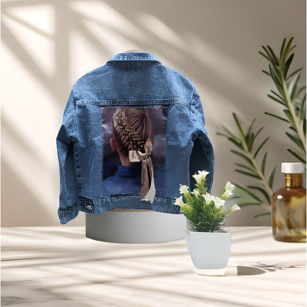Baju Anak Halus & Tebal Jaket Jeans Anak Perempuan Usia 1-10 Tahun Jaket Denim Anak