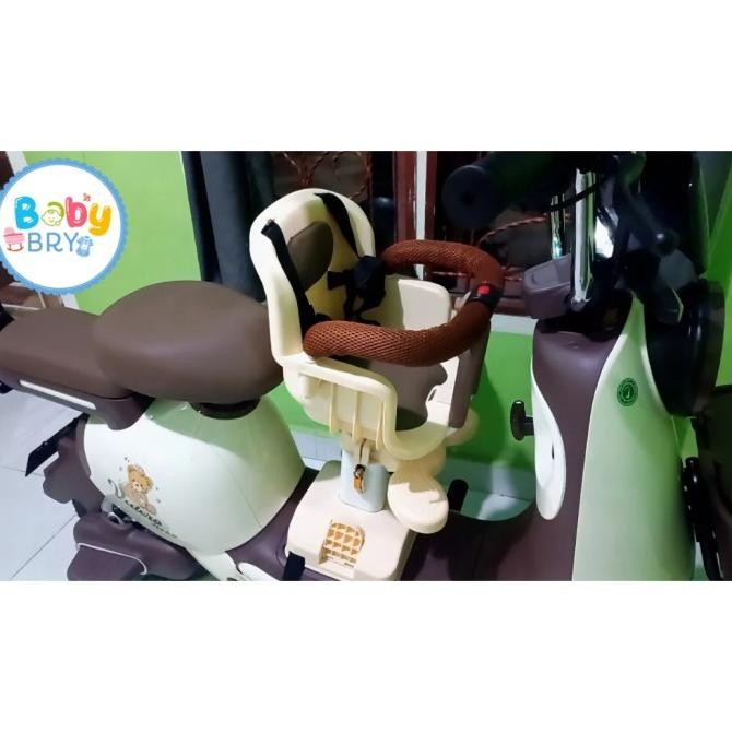 KURSI BONCENGAN DEPAN ANAK DI SEPEDA LISTRIK MOTOR LISTRIK / DUDUKAN DEPAN ANAK / KURSI BONCENG ANAK