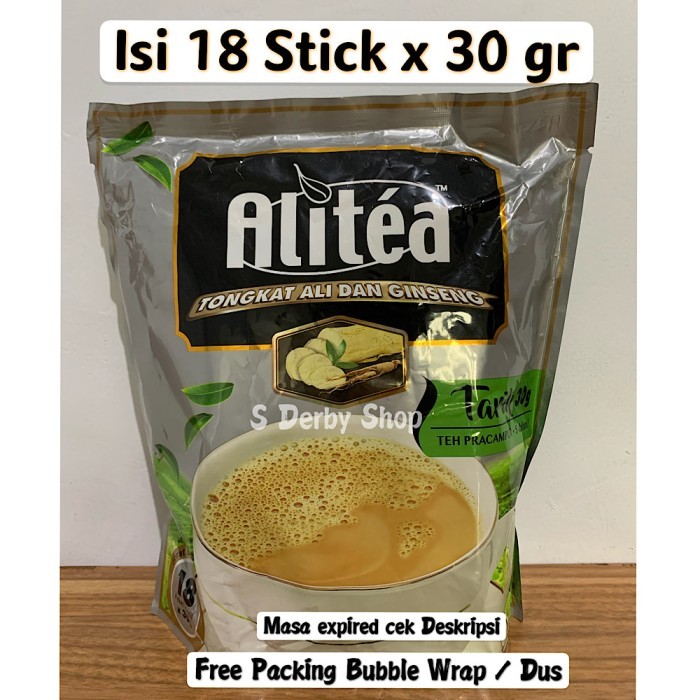 

PROMO - Alitea Tongkat Ali Ginseng Teh Tarik Tea Pracampur 5in1 - Terlaris