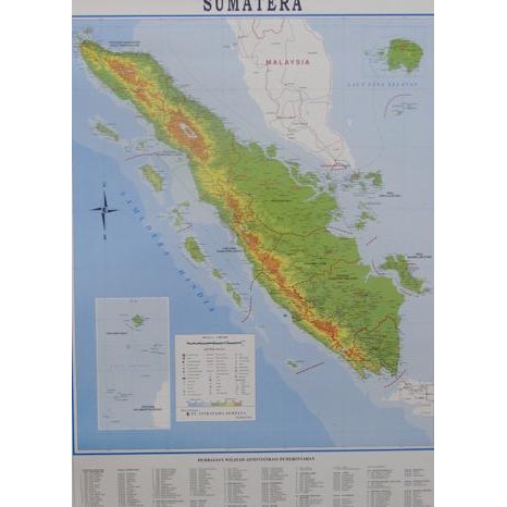 

BERGARANSI Peta Pulau Sumatera (Lipat)