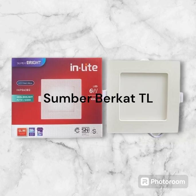 Sale Lampu LED Panel Downlight Inlite INPS628S 6W 6 Watt IN-LITE KOTAK INBO