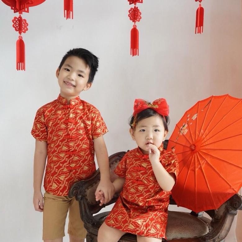 PLK KIDDY AND KIDDO & kiddyandkiddo / pakaian anak laki - laki/ BAJU IMLEK ANAK LAKI LAKI/ CHEONGSAM