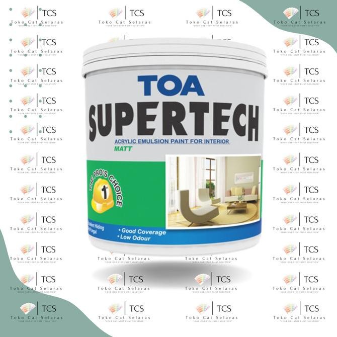 CAT TEMBOK TOA SUPERTECH A1500 (PUTIH) 18LT