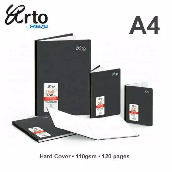 

TERBARU Arto Sketchbook A4 - Hard Cover