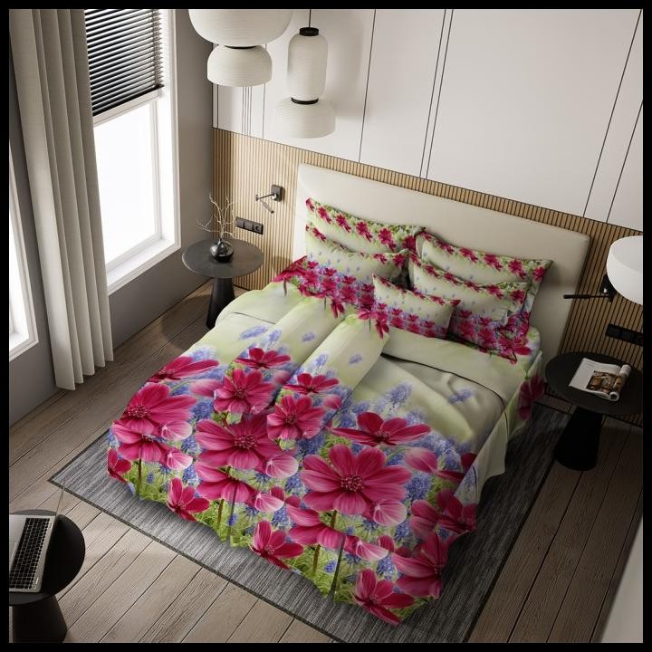 Sprei Nyenyak Set Sprei & Bed Cover Clement - King Rumbai