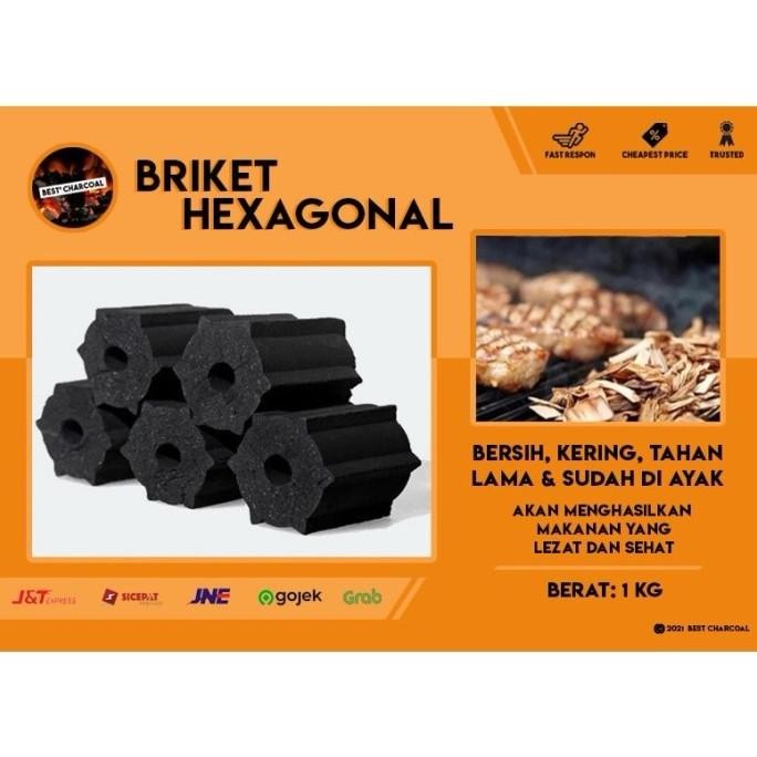 

Terbaru Briket Hexagonal / Utk Bbq / Arang Batok Kelapa - Kualitas Export