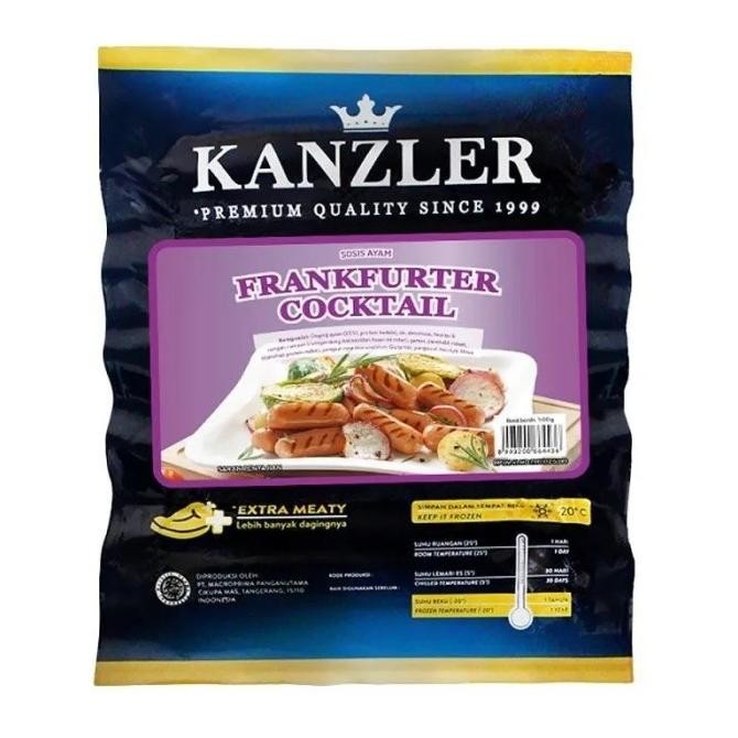 

Terbaru Kanzler Premium Sosis / Frankfurter Cocktail 500Gr