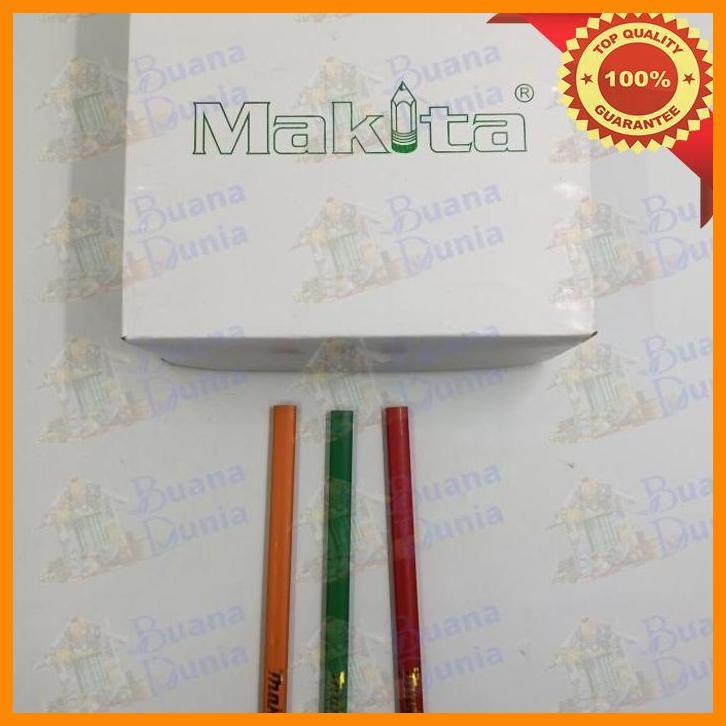 

(BUAN) PENSIL TUKANG MAKITA | PENSIL KAYU BANGUNAN | PENSIL BANGUNAN