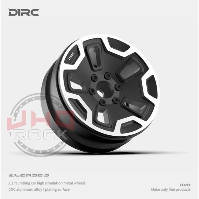 D1RC velg RC 2.2" 5ive spoke black