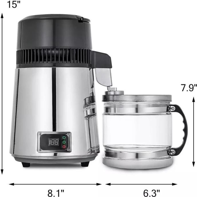 

Terbaru Water Distiller Purification Distillation Mesin Penyuling Air Suling