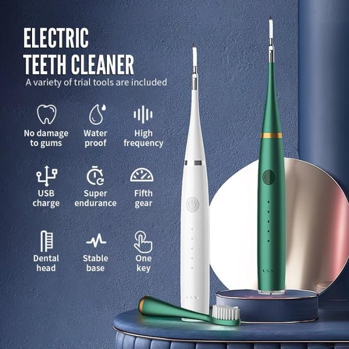 Sikat - Alat Pembersih Karang Gigi Sikat Gigi Elektrik Ultrasonic Scaling