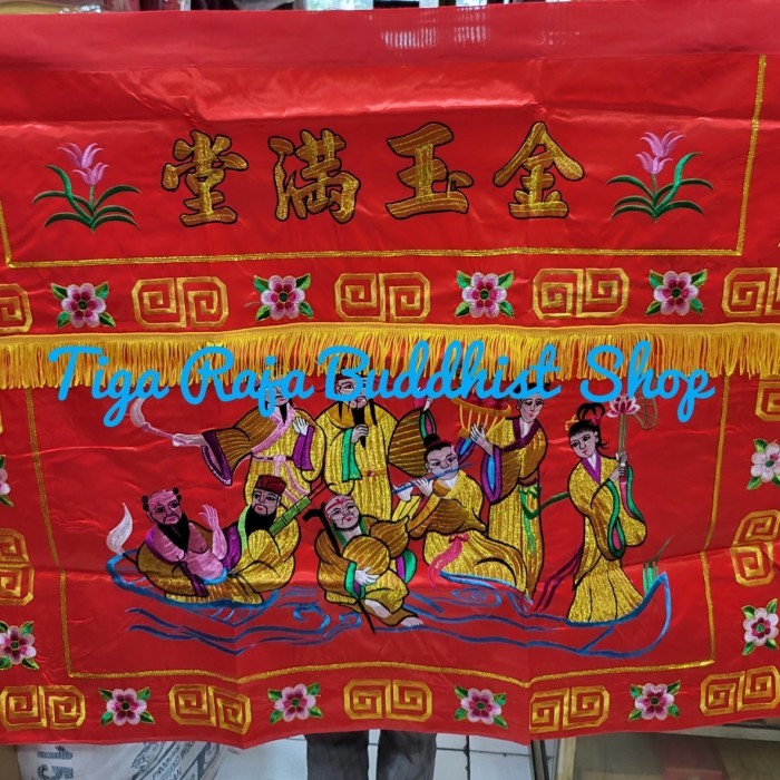 Towi Kain Merah Altar Sembahyang 8 Dewa