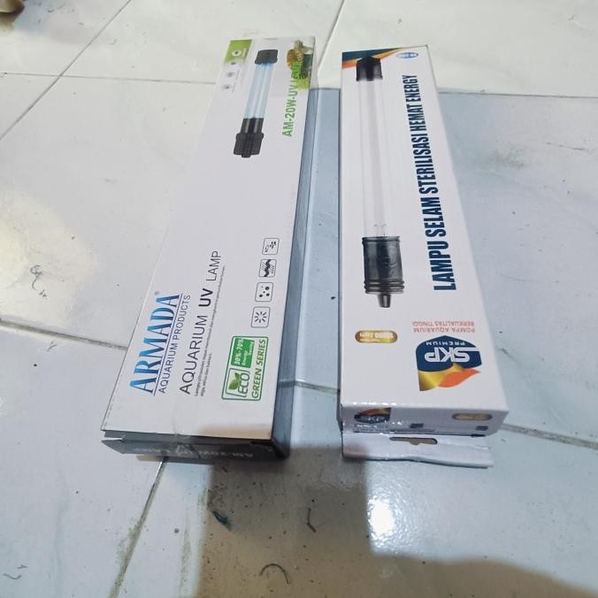 LAMPU UV KOLAM/AQUARIUM 20 WATT ORIGINAL DAN TERPERCAYA