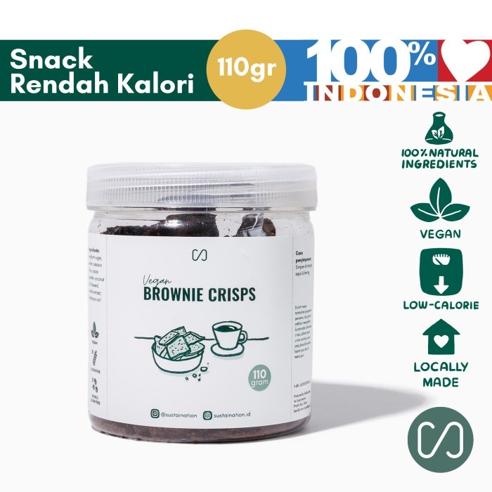

Sustaination - Brownies Kering Premium 110Grbebas Pewarna & Pengawet
