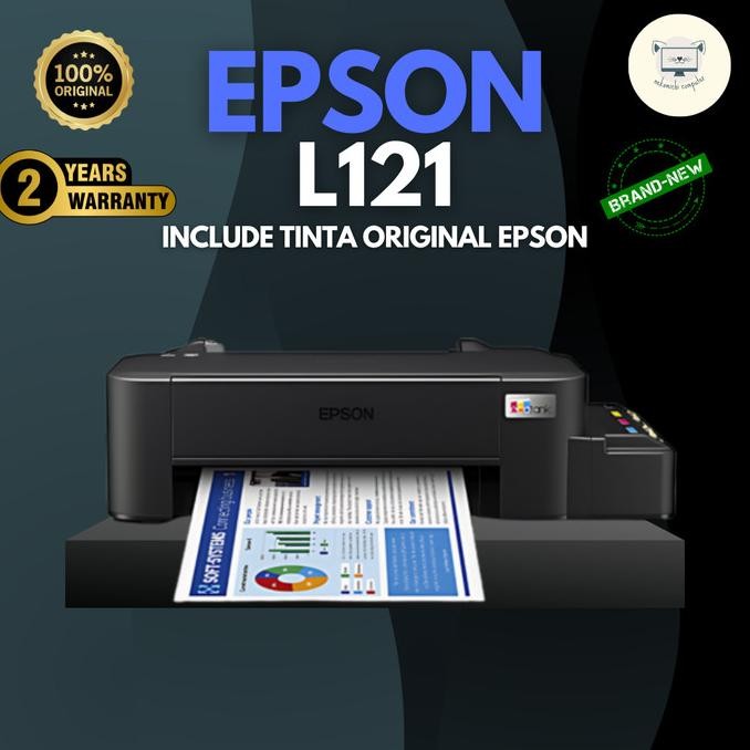 PRINTER EPSON L121 INK TANK INCLUDE ORIGINAL TINTA EPSON