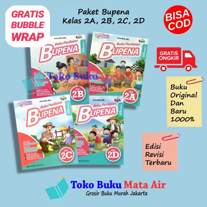 

PAKET SATUAN BUPENA KELAS 2 SD BUPENA 2A,2B,2C & 2D K13N - ERLANGGA