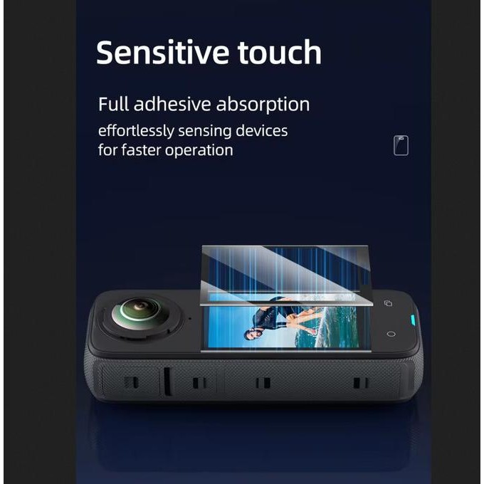 

Telesin Tempered Glass Film Anti Gores Screen Protector Insta360 X4 Terlaris