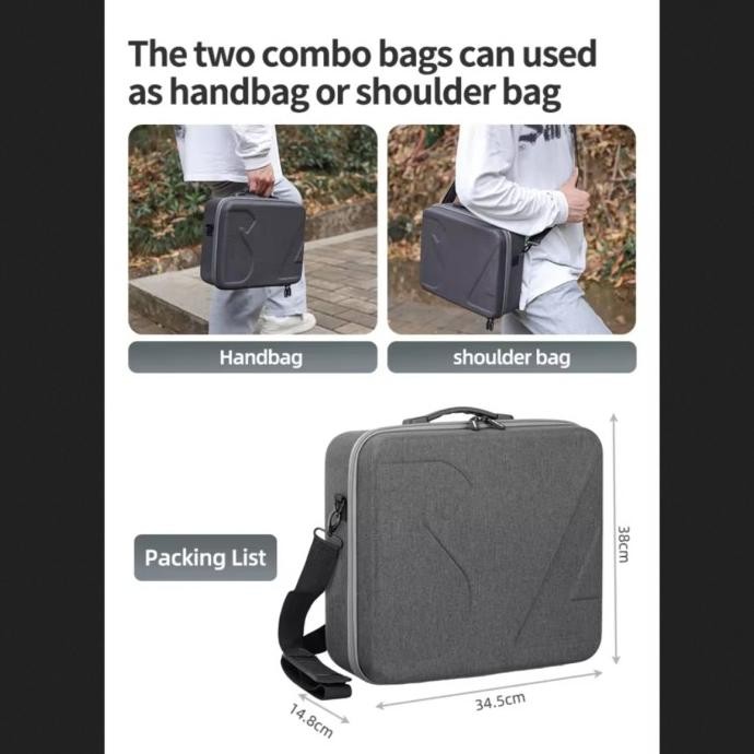 

Sunnylife Portable Carrying Case Mini Bag Dji Avata 2 Fpv Googles Rc Terlaris