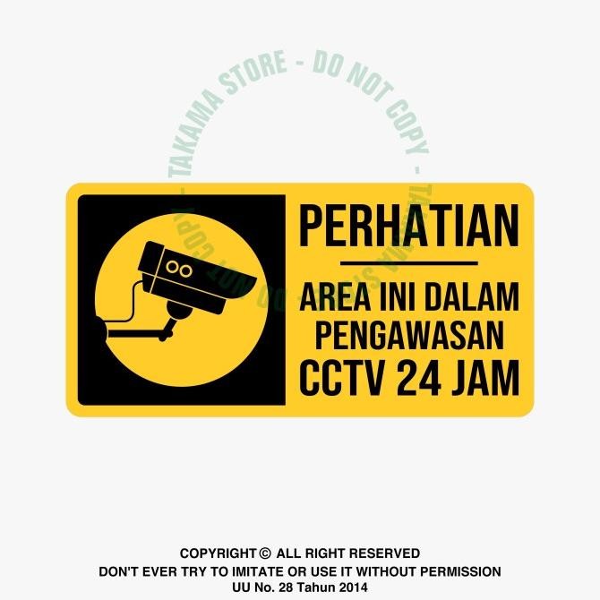 

Rambu Area Ini Dalam Pengawasan Cctv 30Cm X 15Cm Akrilik Terlaris