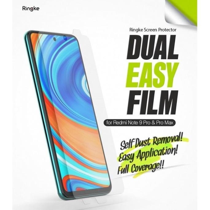 

Screen Protector Xiaomi Redmi Note 9 / Pro / Max Ringke Dual Easy Full Terlaris