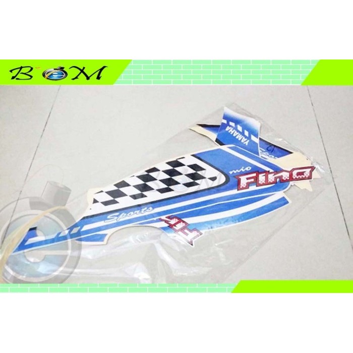 Best Quality Striping Stiker Sticker Yamaha Mio Fino Sporty Sports 2012 Putih Biru