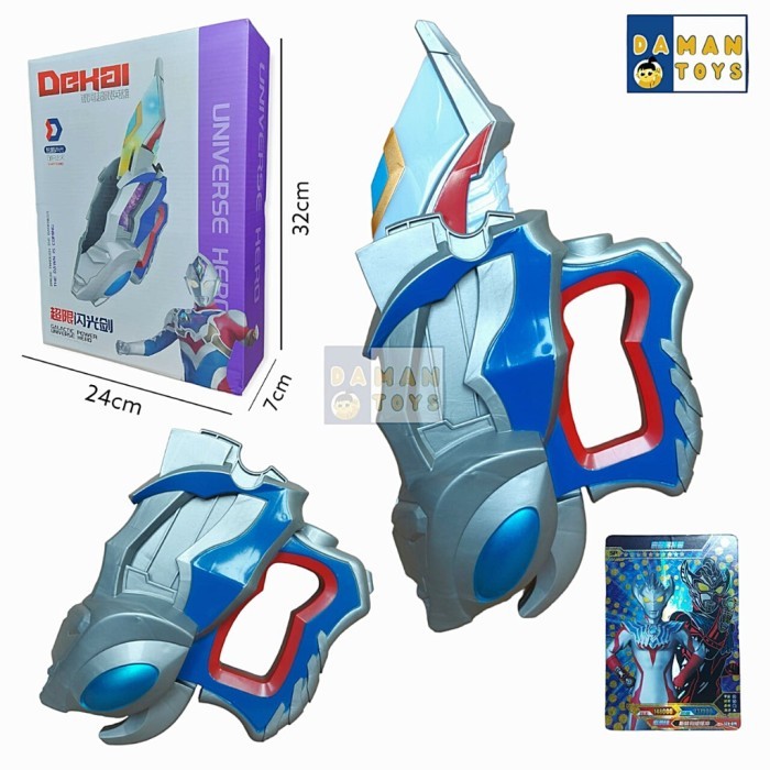 Mainan Ultraman Decker Dx Ultra D-Flasher Card Holder Senjata Ultramen