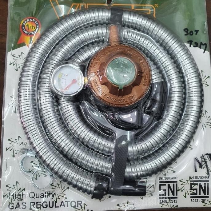 Regulator gas dan selang VIPER