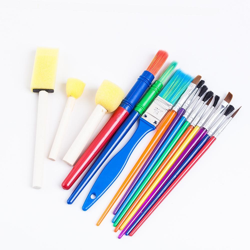 

15 Pcs Kuas Lukis Set Paint Brush