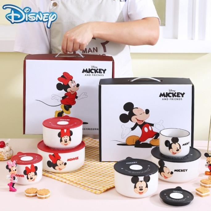 ORIGINAL DISNEY LICENSE Disney Ceramic Container Gift Set Gift Box Bayi Anak Karakter Disney isi 3 m