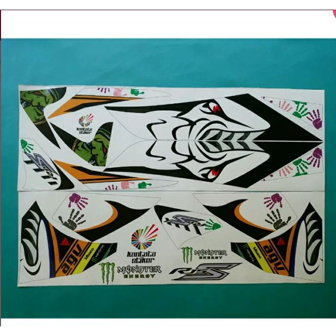 Best Seller Stiker Striping Motor R15 V2 Hiu Putih